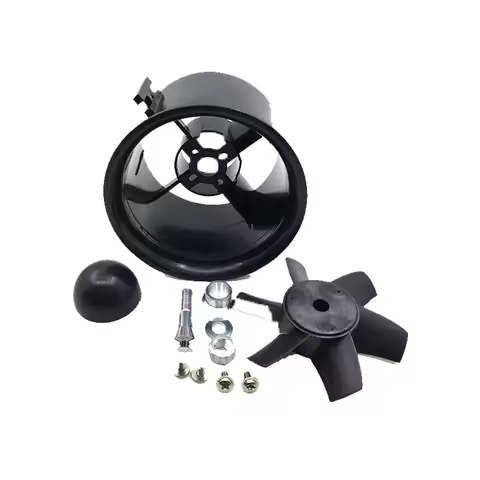 70mm EDF KIT QX-MOTOR Brand with 6 Blades Ducted Fan Suit for RC Airplane, Manufacturer Direct Deal