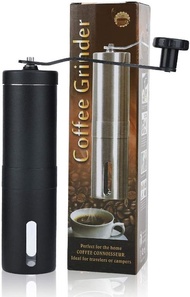 Coffee Grinder不銹鋼咖啡磨豆機 研磨器磨粉機 Manual Coffee Grinder Stainless Steel Handheld Portable Bean Grinder