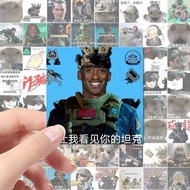 198张免裁剪三角洲梗图贴纸搞笑周边贴纸画手机趣味装饰沙雕手账 198 pre-cut Delta Force stickers, funny peripheral stickers for mobi
