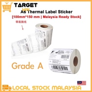 A6 500pcs Grade A Thermal Paper Label Roll [ 100mm x 150mm x 500pcs ]