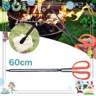 60cm Trash Picker Garbage Clamp Long Handle Heat-Resistant Sanitation Tongs For Waste Collection