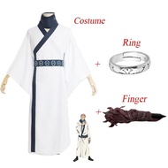Jujutsu Kaisen Ryomen Sukuna Cosplay Costume อนิเมะ ชุดกิโมโนสีขาว ชุดนักเรียน พิเศษสำหรับผู้ชาย คอส