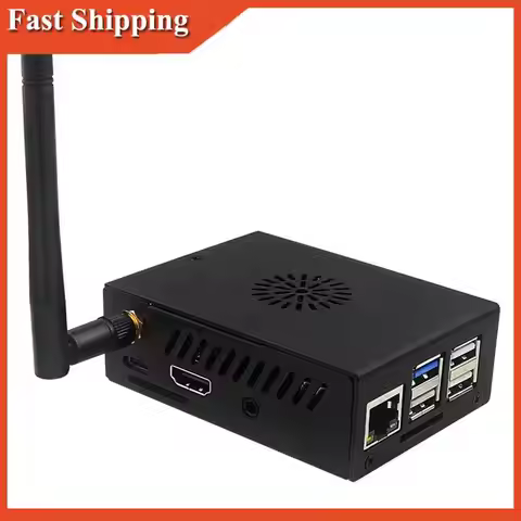 Efficient For Orange Pi 3B Case , Metal Shell With Fan & Heatsink For Orange Pi 3B 2GB / 4GB / 8GB E