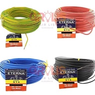 Kabel Eterna NYA 1x4 Roll 100 Meter Kabel Listrik 1 Tembaga Kawat