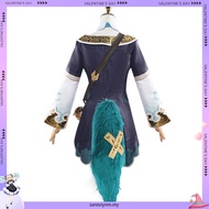 Honkai Star Rail HuoHuo Cosplay Costume huo huo Tail Wig Shoes Accessories Full Set