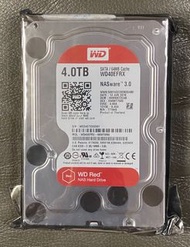 全新未開WD RED 4TB SATA HDD WD40EFRX W/64MB Cache