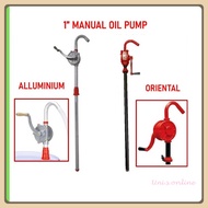 44 Gallon Hand Rotary Oil Pump Drum Barrel Manual Fuel Diesel Kerosene Transfer Pump