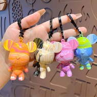 Bearbrick Coloring Bear - Diyly designed with Bear World premium key chain (random delivery) - PRUNE