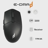 Chuột máy tính Gaming không dây E-dra EM6102W màu đen