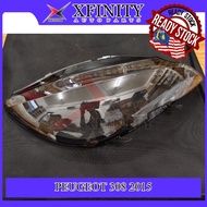 PEUGEOT 308  (LOW SPEC) 15 16 17 18 HEADLAMP COVER / HEADLIGHT COVER / HEADLAMP LENS / HEADLIGHT LEN