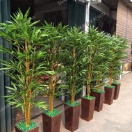 Pohon Bambu Plastik Artifisial/ Bambu Palsu/Hiasan Pohon Bambu