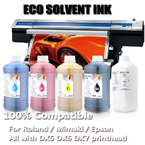 1000ml Eco solvent ink for Epson / Roland XF-640 RE-640 RA-640 RS-640 RS-540 XJ-740 XJ-640 VS-640 Pr