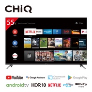 CHIQ 啟客 55型4KHDR Google TV chromecast杜比全景聲全面屏液晶顯示器CQ-55AF7P7
