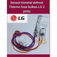 Sensor bimetal defrost Thermo fuse kulkas LG 2 pintu