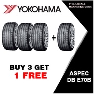 Yokohama 185/60R15 84H E70B Quality Passenger Car Radial Tire BUY 3 GET 1 FREE