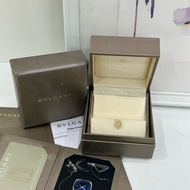 BVLGARI 寶格麗 18K玫瑰金滿鑽圓餅耳環 22年 全套