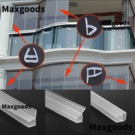 MAXGOODS 1M 6-12mm F U h Shape Sealing Strips Home & Living Home Improvement Hardware Glass Door Wea