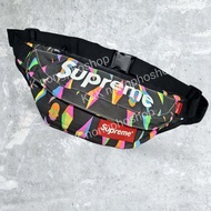 กระเป๋าสะพายข้าง กระเป๋าคาดเอว supreme หลายสีให้เลือก กระเป๋าผู้ชาย กระเป๋าคาดอก กระคาดเอว (สินค้าถ่ายจากของทางร้านเอง)