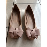 Flat Shoes Pazzion 384 Nude Glossy Patent Low Heels Size 36 Shoes