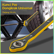 BEST SELLER JACK Kunci Pas Dongkrak Universal Ratchet Labor Saving Wrench / Kunci Pas Dongkrak Unive