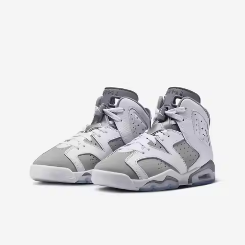 Nike Original Air Jordan 6 GS Big Girls' Basketball Shoes 384665-100