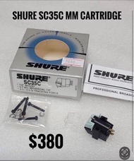 SHURE SC35C MM CARTRIDGE • 1/2" MOUNT • 0.7 MIL SPHERICAL TIP • 4.0 - 6.0 G TRACKING FORCE  (shure M
