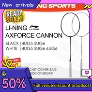 Li-Ning Axforce Cannon Badminton Racquet Unstrung (Free Grip & Cover Bag) 4U 5U 6U BLACK WHITE LININ