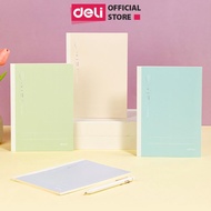 [COMBO 3/1] Genuine Deli Horizontal Lined Notebook, Size A5/B5, High Quality Anti-Glare Paper 80 Pag