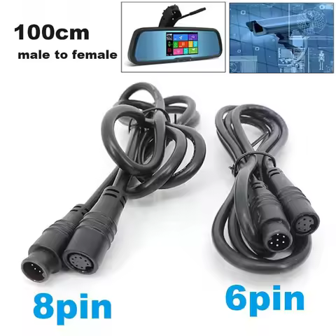 M8 6Pin 8Pin E-bike Line Electric Bicycle Waterproof Connector 1M 28awg 0.7A Speed Sensor male to fe