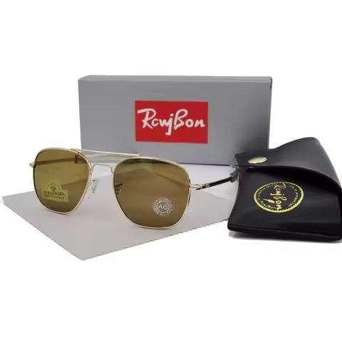 Aviation Sunglasses Men Women Outdoor Driving Glasses Pilot American Army Military Optical AO SunGla