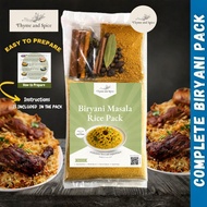 Biryani Pack Rice And Spices Complete Set (6-12 pax) Basmati Rice + Biryani Masala and Spices CC