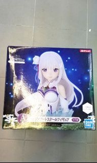 💕A賞已拆檢💕全新日版 re 從零開始的異世界生活 一番賞 zero 精靈的祝福 Emilia 愛蜜莉雅 半胸像 Figure 模型 手辦 擺設 玩具