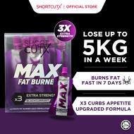 Shortcutx Max Fat Burner Blackcurrant [Made in UK] 7 Sachets • Weight Loss / Slimming / Detox / Read