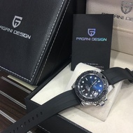 Pagani Design 40mm Men's Rubber Hatch Master Homege Automatic Watch PD-1651R 5 Years Warranty