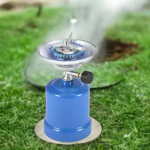 Portable Outdoor Gas Tank Coffee Stove Adjustable Propane Gas Burner For Fishing Hiking Picnic N3H2