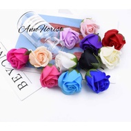 FL416(Party1) Colorful artificial Rose Soap Flower Romantic Wedding Party Gift Handmade Flower Petal