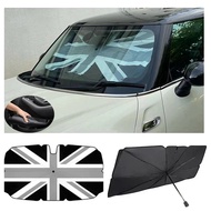 Foldable Large Umbrella Car Sunshade Front Rear Windshield Visor For MINI Cooper R60 R61 F54 F60 Cou