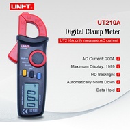 เครื่องทดสอบมัลติมิเตอร์ขนาดเล็กแบบหนีบตัววัดขนาดเล็กแบบยูนิต Ut210e UT210D แอมป์มิเตอร์แอมมิเตอร์ A