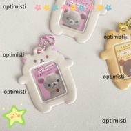 OPTIMISTI Kawaii Cartoon 2-Inch Photo Protector