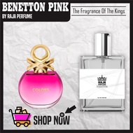 Parfum Wanita Disukai Pria Wangi Tahan Lama Seharian Aroma Benetton Pink Wangi Tidak Menyegat / Farf