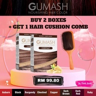 Combo Set Gumash Hair Color 2 Box  Wudhu Compliance Pewarna Rambut Sah Solat Halal