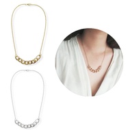 Dorothy Chain Necklace Metallic Combination Chain Necklace