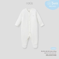 Nous NB white sock jumpsuit for boys and girls