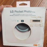 LG pocket photo snap printer