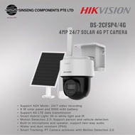 Hikvision DS-2CFSP4/4G AOV 4MP 24/7 Solar 4G PT Camera with 8W solar panel | 9000mAh Battery (2.8mm)