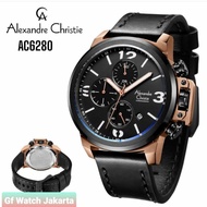 Jam Tangan Pria Alexandre Christie AC6280 - AC 6280 Black Rosegold