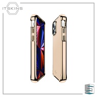 ITSKINS HYBRID//GLASS antimicrobial Case for iPhone 13 / 13 Pro (6.1) / 13 Pro Max (6.7) Gold Silver Grey Blue