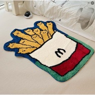 Cute Imitation Cashmere Floor Mat Entrance Entrance Home Dirt-Resistant Anti-Slip Floor Mat Househol