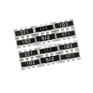 50PCS SMD Exclusion Network Resistor Array 0603*4P 8P4R 100R 1K 10K 4.7K 5.1K 51R 22R 33R 4D03 in st