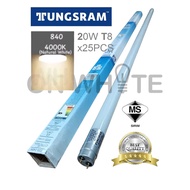 25BATANG X TUNGSRAM LED TUBE T8 20W COOLWHITE 4000K 4FEET SIRIM ORIGINAL